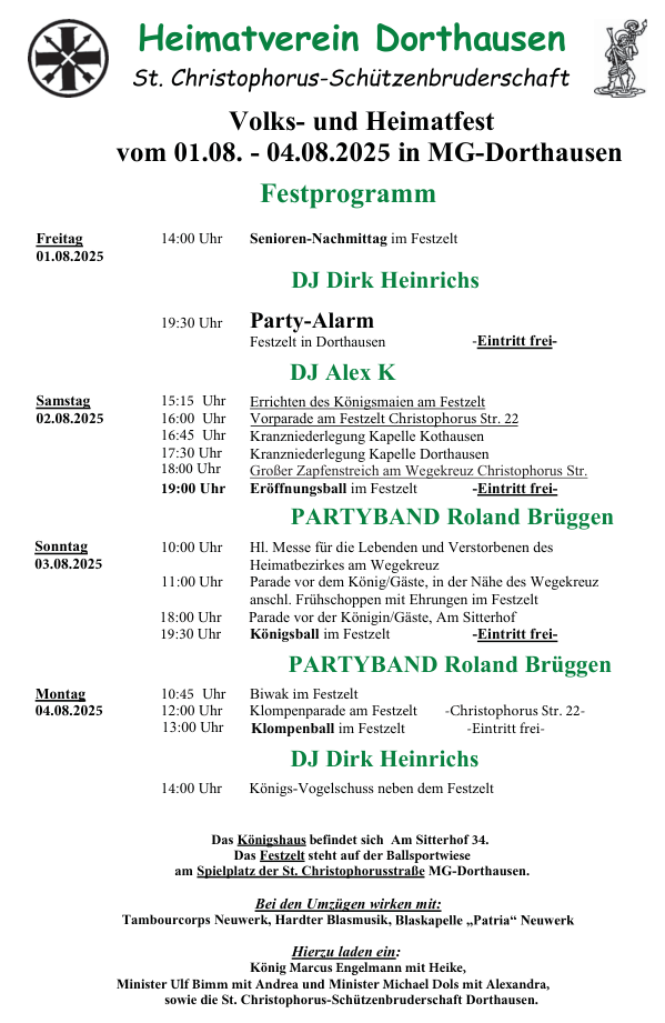 Volks- und Heimatfest in Dorthausen