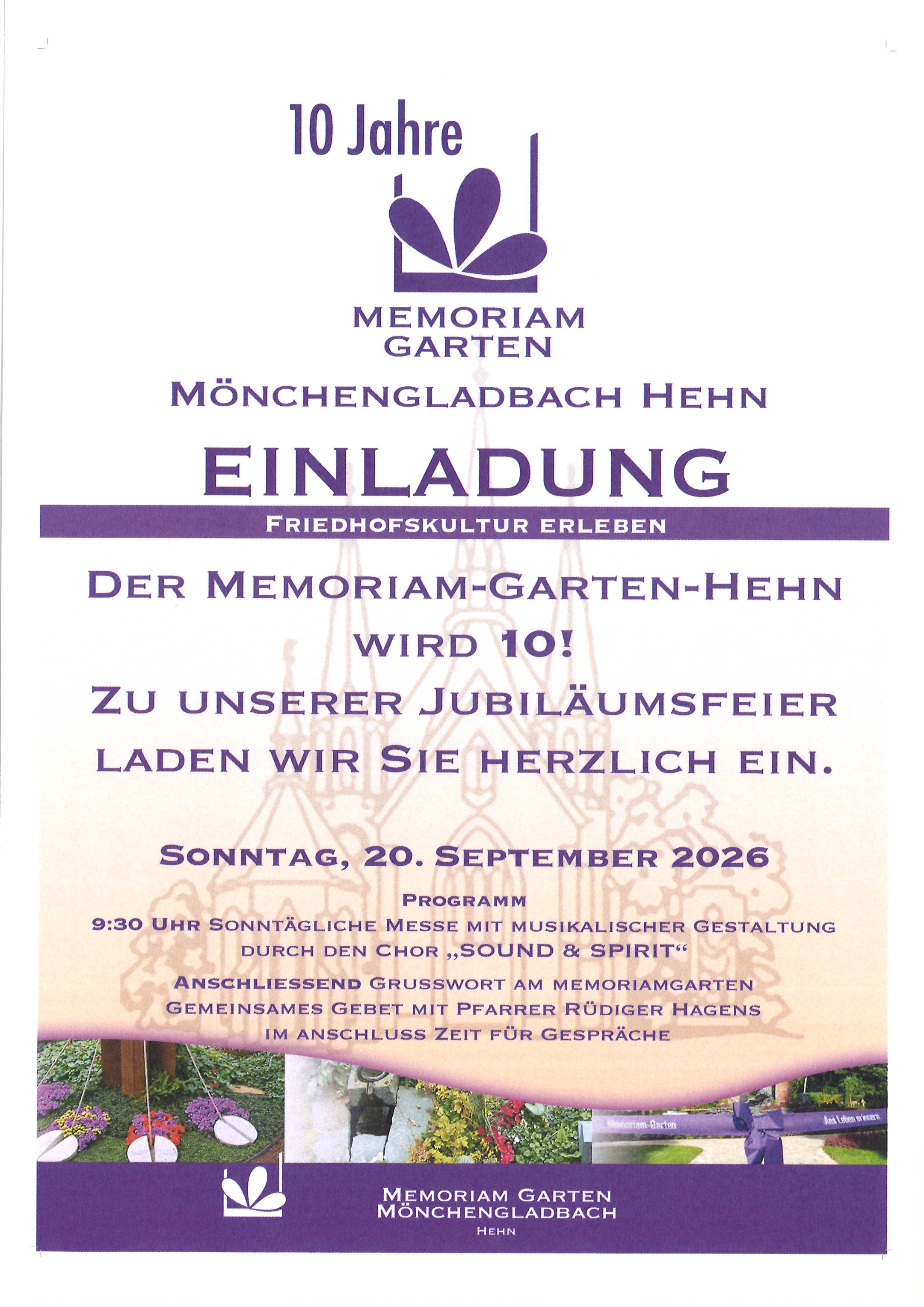 Jubiläum Memo-Garten Hehn