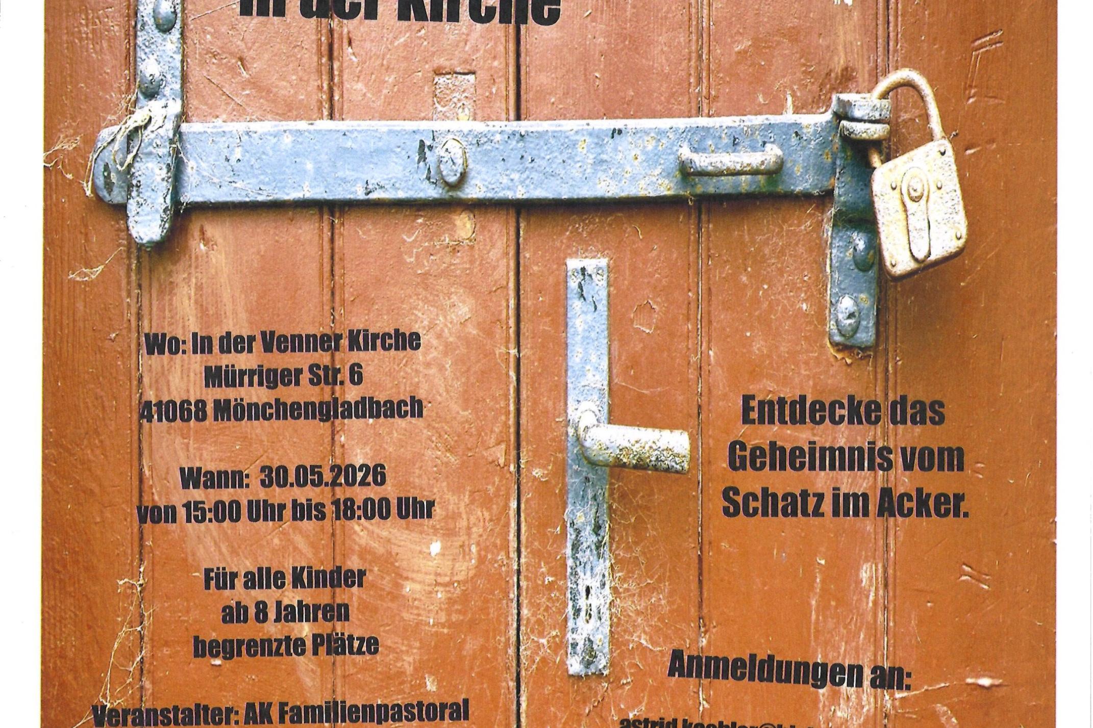 Plakat Escape Room 30.05.26