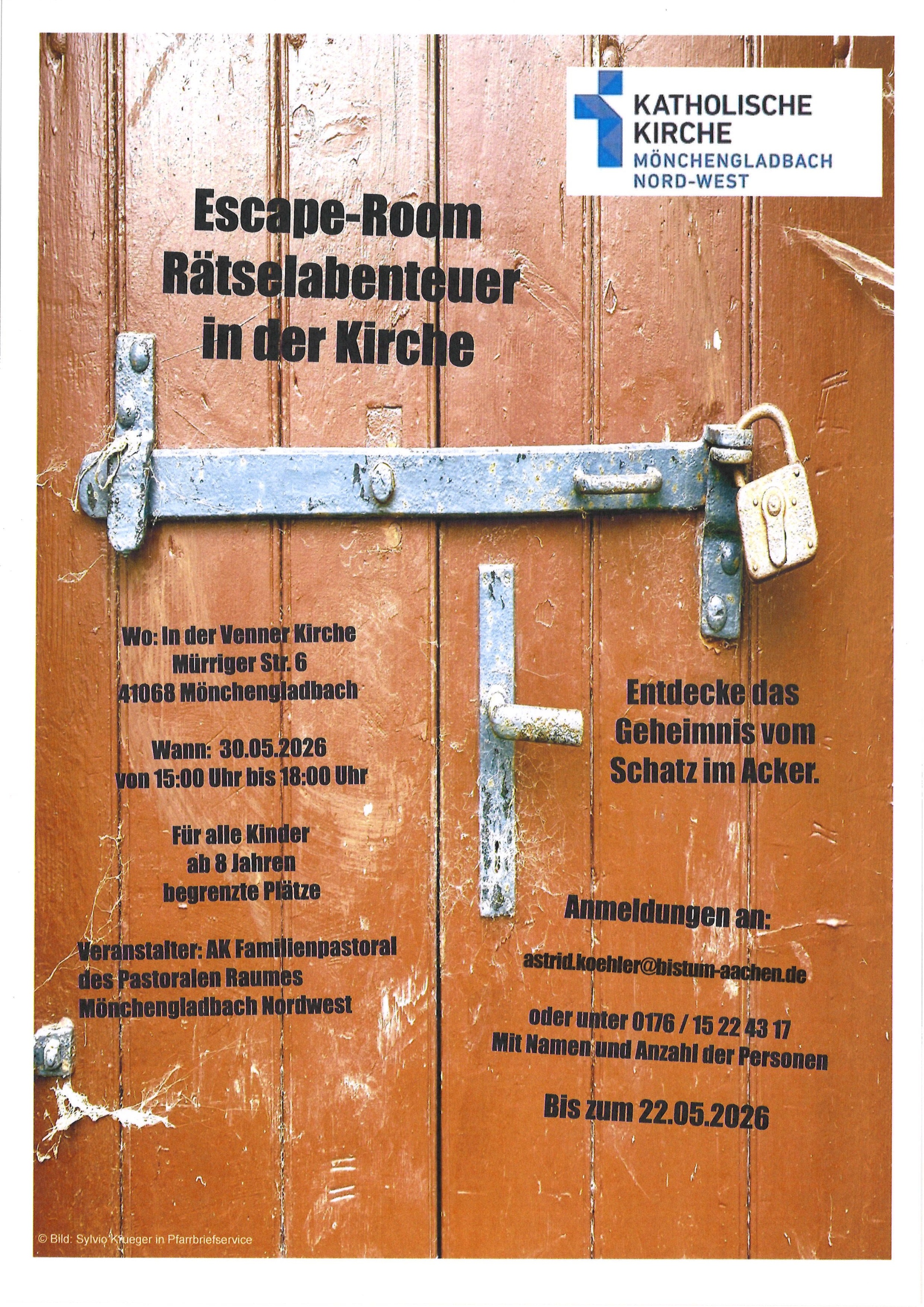 Plakat Escape Room 30.05.26