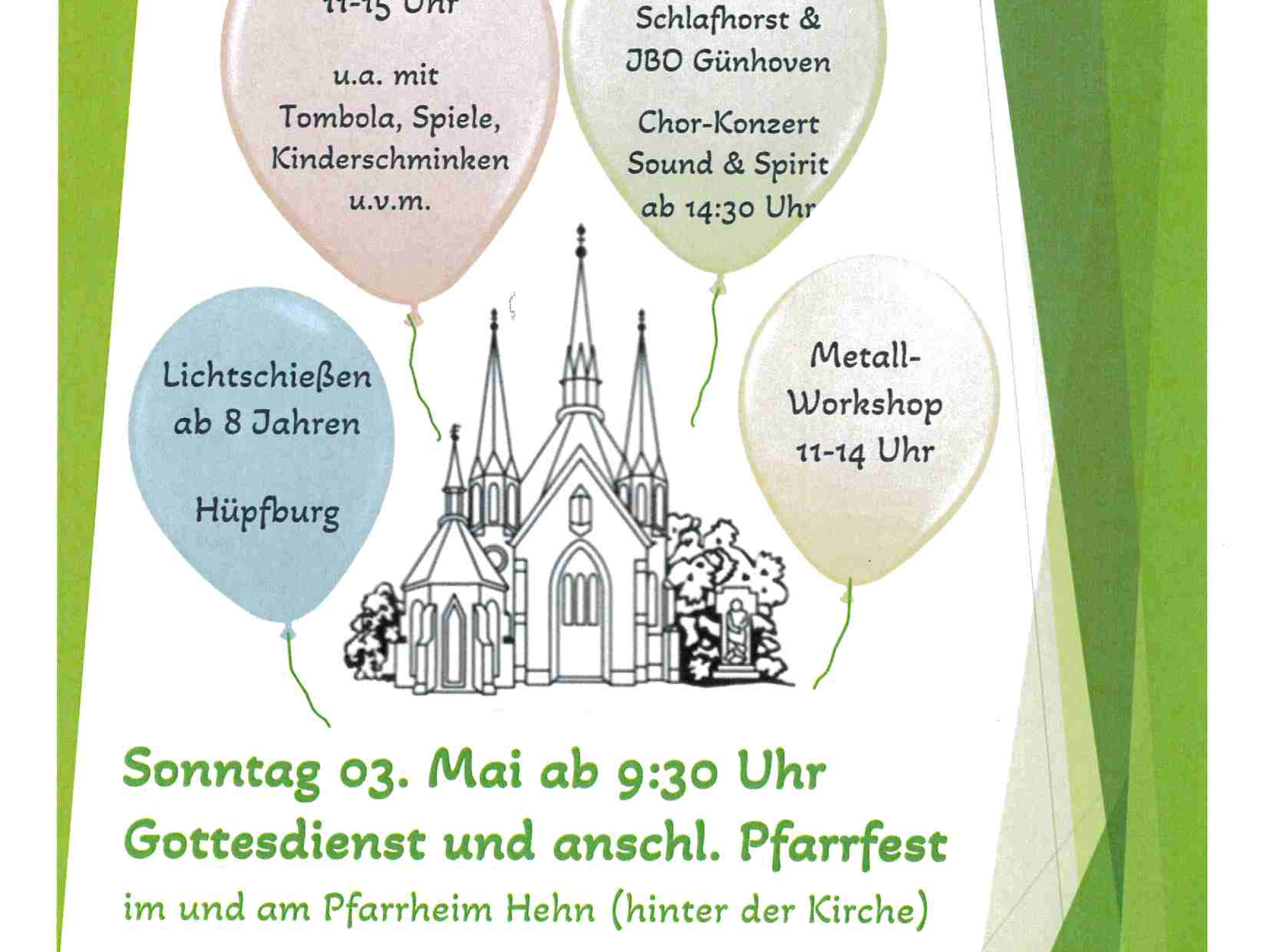 Plakat Pfarrfest Hehn 2026