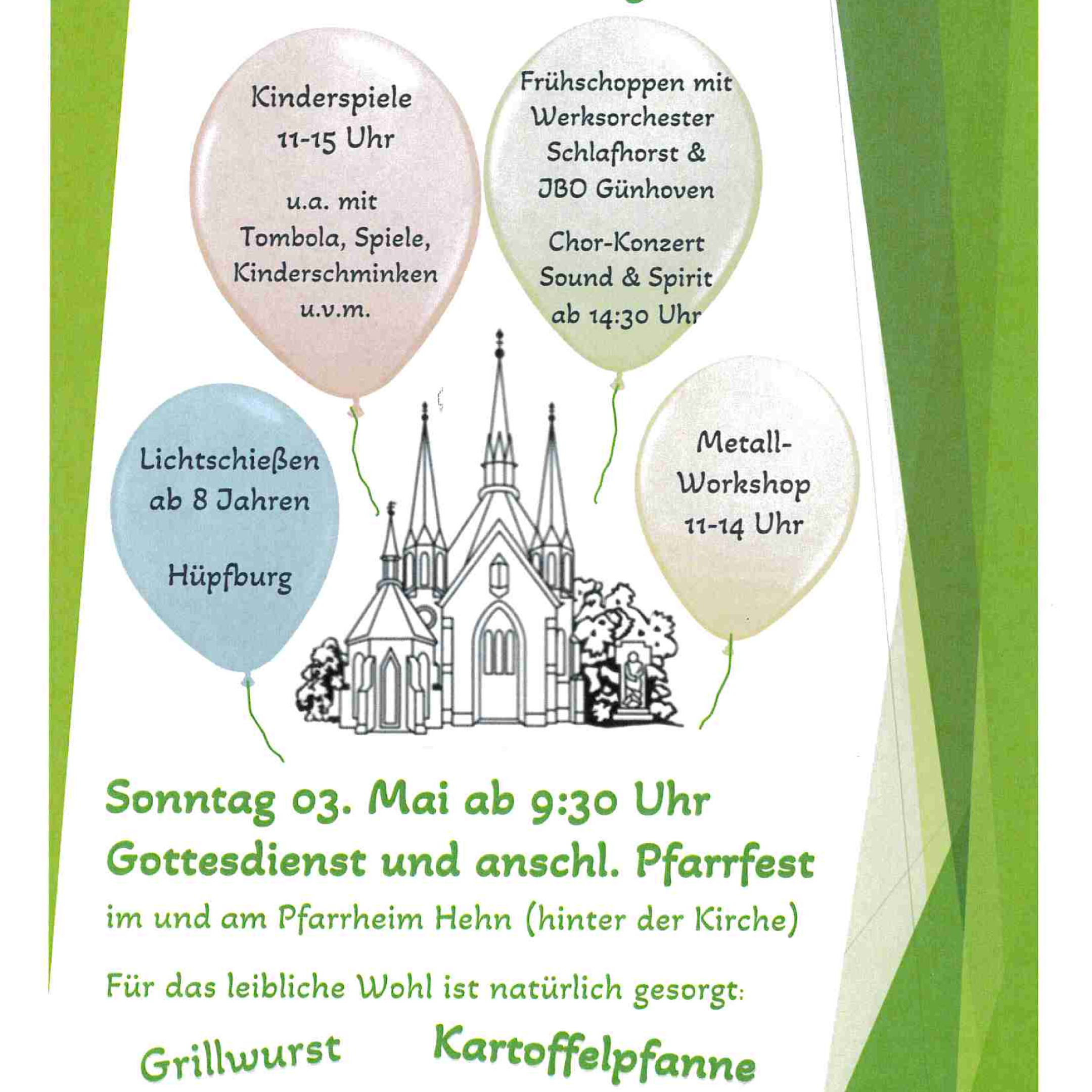 Plakat Pfarrfest Hehn 2026