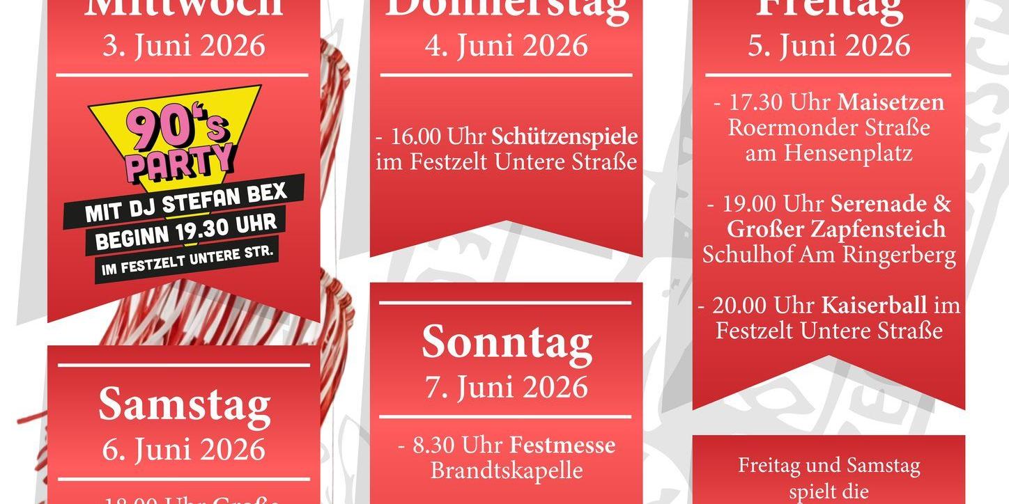 Plakat Waldhausener Prunkfeierlichkeiten 2026