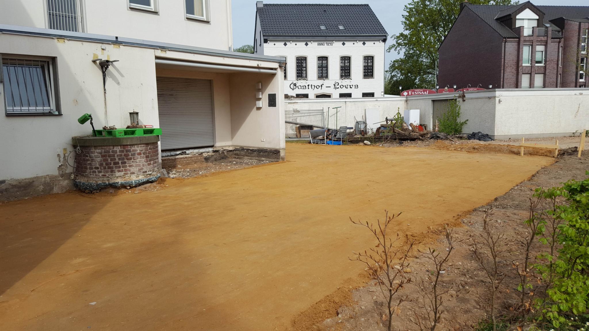 Pfarrhaus - April 2020 Vorbereitung für Bodenplatte