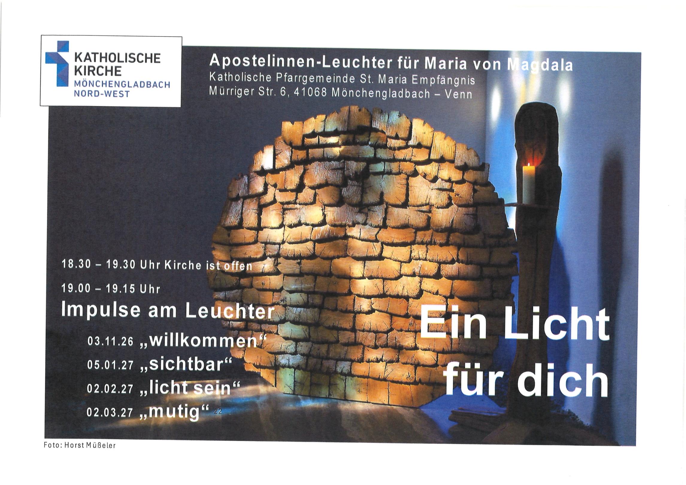 Plakat Ein Licht für Dich
