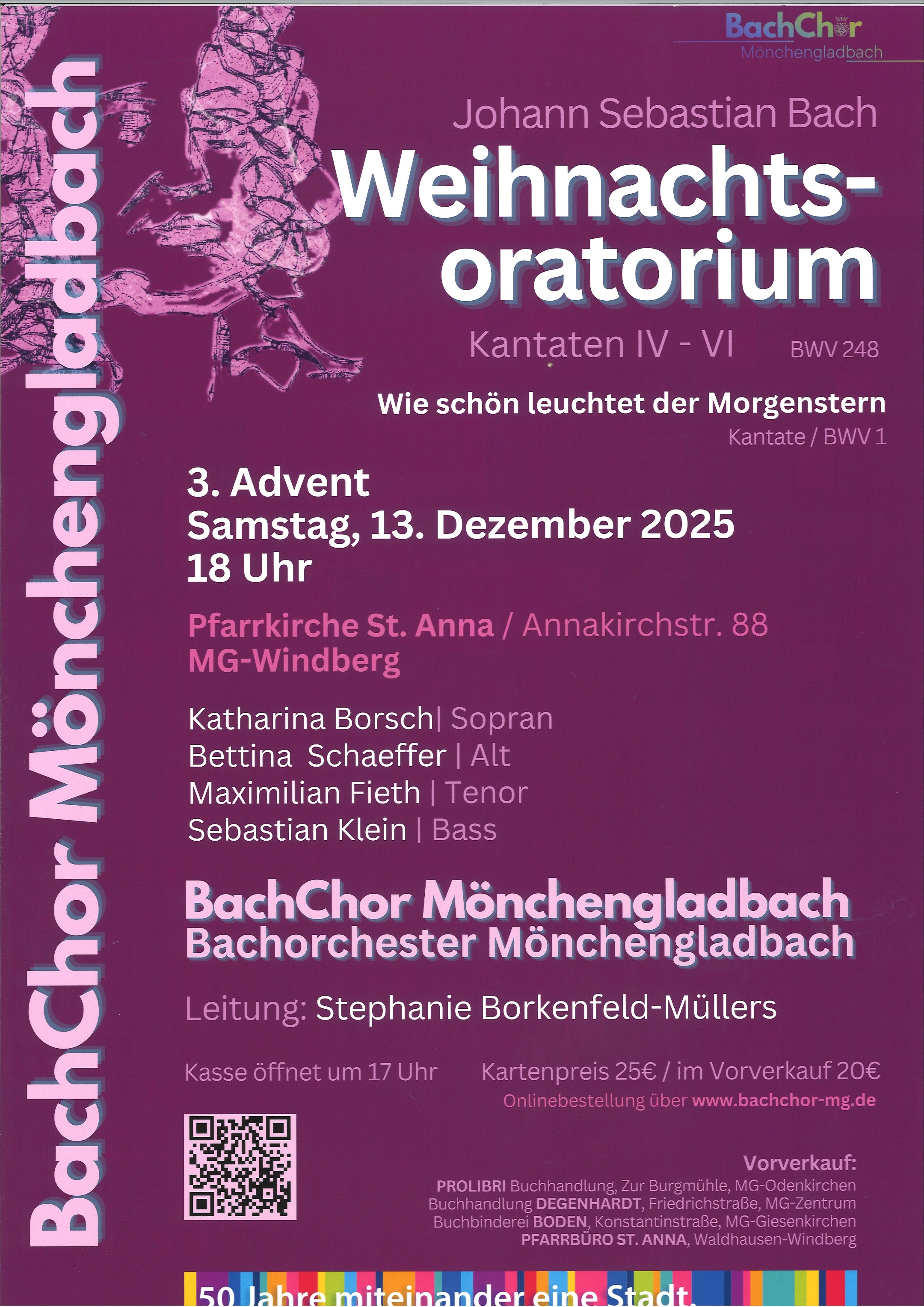Plakat Weihnachtsoratorium 2025