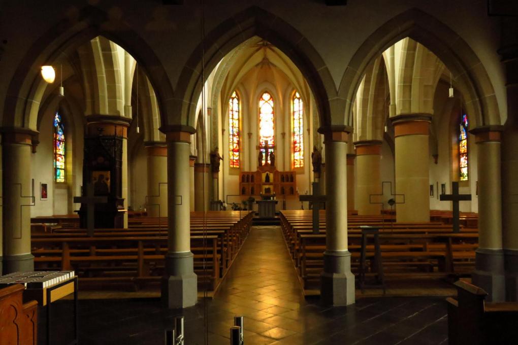 Hardt, Kath. Kirche Innenansicht