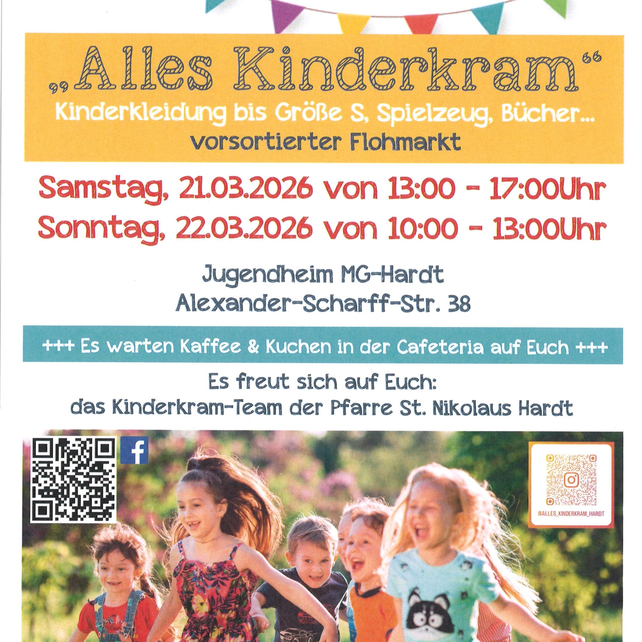 Plakat Alles Kinder Kinderkram März 2026