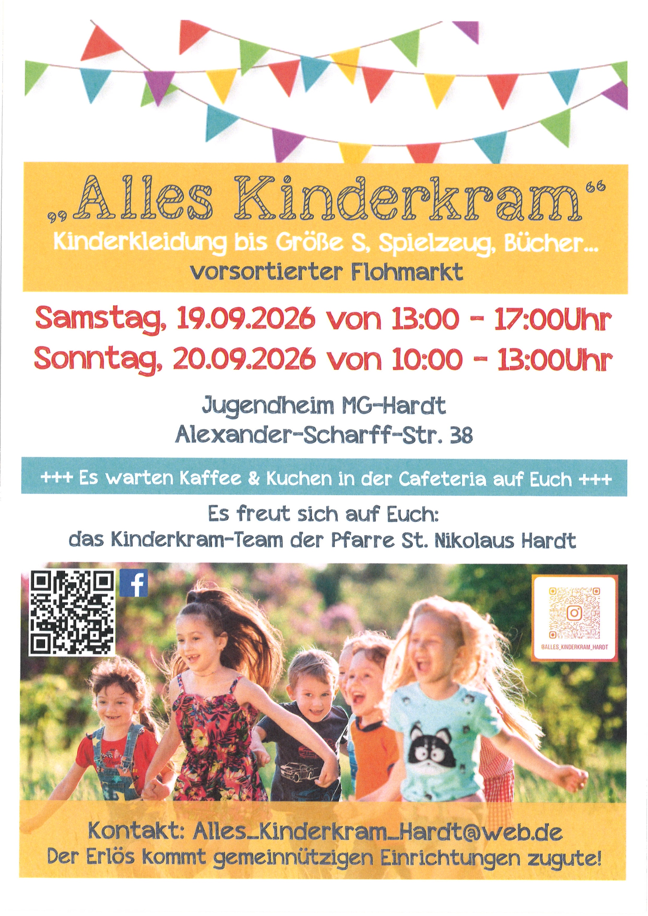 Plakat Kinderflohmarkt 09-26